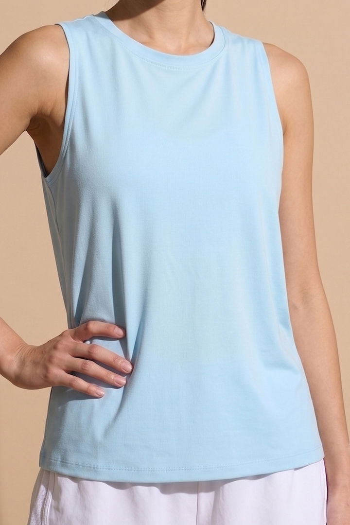 Zelocity Quick Dry Contour Tank Top - Spun Sugar — image 5